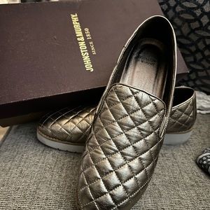 Gold Johnson & Murphy Gold Slip-ons